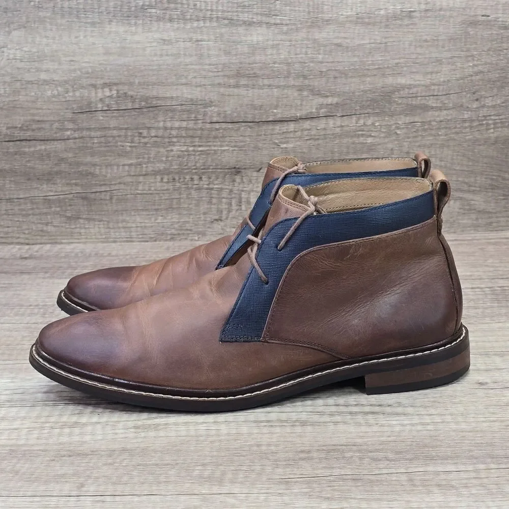 Cole Haan Graydon Men's Size 9M Brown Leather Chukka Boots (C24141)